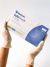 Перчатки латексные без пудры Medicom, 100 шт