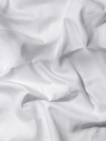 Простынь Сатин-страйп, белая