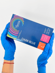 Рукавички нітрилові SanGig (щільність 4 г/м²) 100 шт