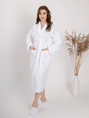 Халат махровый для гостиниц и спа, CHILA™ (белый)
