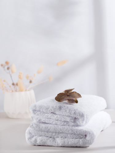 Полотенце махровое белое, Туркменистан