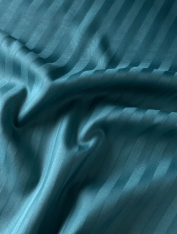 Простынь Сатин-страйп, изумрудная