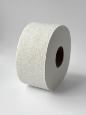 Туалетний папір Джамбо 90 м, 2-шаровий, білий