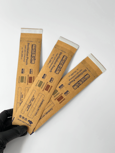 Крафт-пакеты 50х200 мм коричневые ProSteril (100 шт)