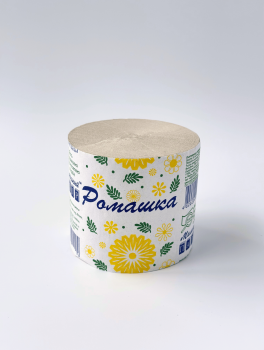 Туалетний папір без гільзи Ромашка, сірий