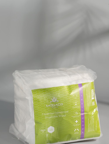 Салфетки спанлейс 25*30см, сетка (100шт/уп) Monaco