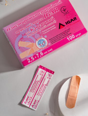 Пластырь бактерицидный IGAR Классический 2,5х7,6см (100шт/уп)