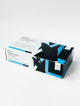 Рукавички нітрилові (розмір XL) чорні 5г Medicom, 100 шт