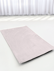 Коврик для ног (60х40 см) велсофт, пудра