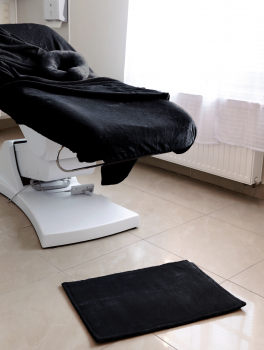 Коврик для ног (60х40 см) велсофт, черный