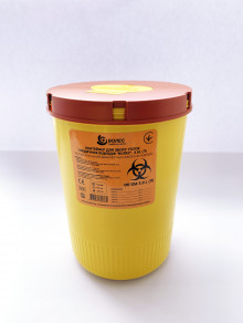 Контейнер для сбора игл и медицинских отходов, 3л