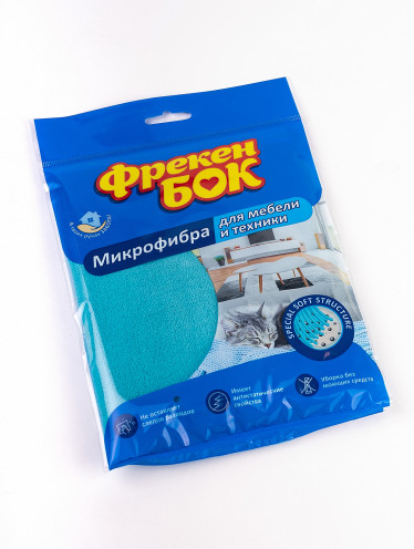 Салфетка микрофибра Фрекен Бок "Для мебели и техники"