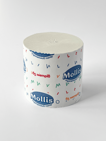 Туалетная бумага отбеленная, 65 метров