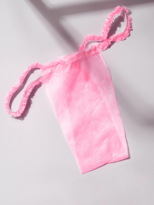 Трусики жіночі З РЮШАМИ, рожеві (50 шт) CHILA™