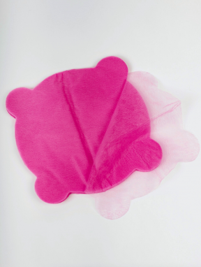 Серветки для стоматологічної чаші, рожеві (50шт/уп)