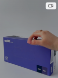 Рукавички латексні з пудрою (розмір XL) 4,8 г/м² easyCARE, 100 шт