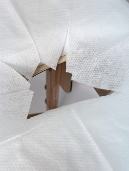 Серветки з "X" отвором для масажного столу (50 шт/уп) Etto