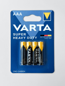 Батарейки мизинчиковые (ААА) VARTA 1.5V (4шт/уп)