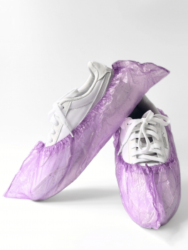 Бахилы 1,6 г/шт СТАНДАРТ, фиолетовые (100 шт)