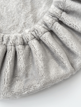 Чохол на стілець для майстра (плюшевий), світло-сірий