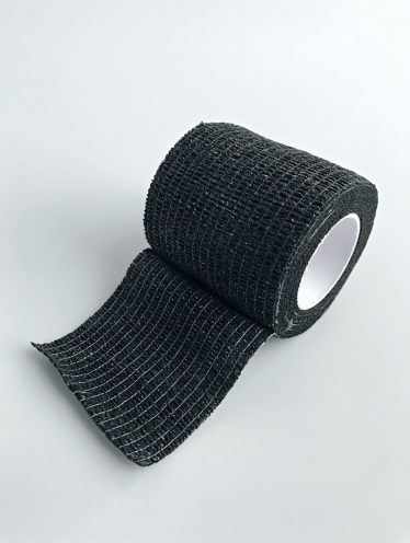 Бандажный бинт для перманента, тату (4,5м*5см), черный