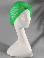 Шапочка одноразовая зеленая (100 шт)