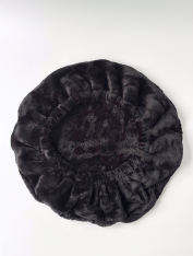 Чехол на стул для мастера (плюшевый), черный