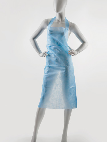 Фартук спанбонд 35 мкм, голубой (10 шт/уп)