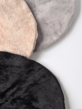 Чехол на стул для мастера (плюшевый), серый