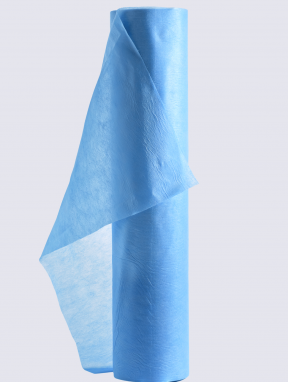 Простынь одноразовая 0.8х100 м (30 мкм) голубая