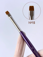Косметическая кисточка для бровей Creator Synthetic № 15