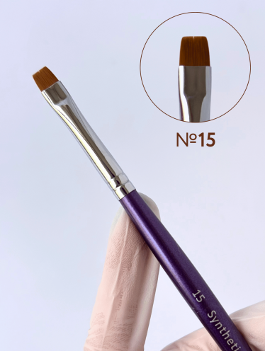 Косметическая кисточка для бровей Creator Synthetic № 15