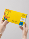 Рукавички вінілові (розмір M) прозорі SanGig, 100 шт