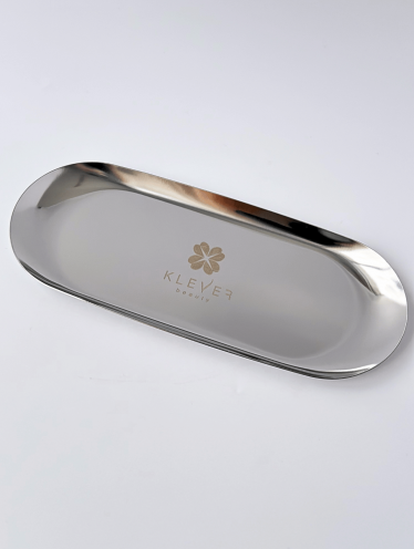 Лоток для инструмента Klever beauty, серебряный