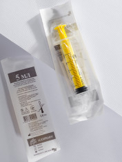 Шприц 5 мл Luer Lock с иглой 22G, Alexpharm (108 шт/уп)
