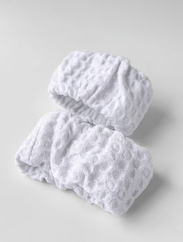 Напульсники, нарукавники для умывания, белые CHILA™