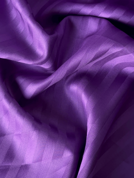 Простынь на круглую кровать 220 см, САТИН, Фиолетовая