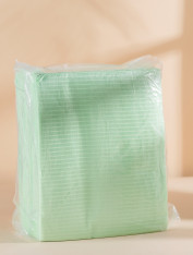 Салфетка стоматологическая 3-слойная, зеленая (500шт/уп)