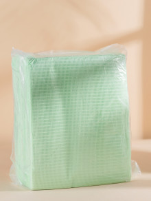 Серветка стоматологічна 3-шарова, зелена (500шт/уп)
