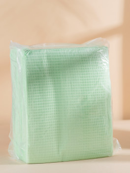 Серветка стоматологічна, зелена (500шт/уп)