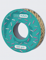 Запасной блок файл-ленты белый papmAm (100 грит) для пластиковой катушки Staleks Pro Expert ATSC-100w