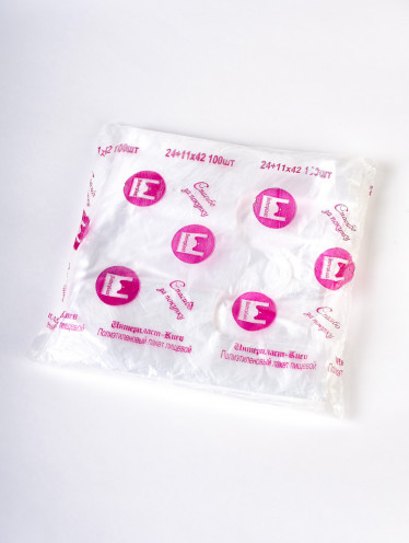 Пакет-майка 24х42см (белый)(100 шт/уп)