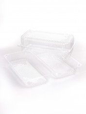 Ланч-бокс прозрачный Большой (IT-356) 1600мл (500 шт/ящ)