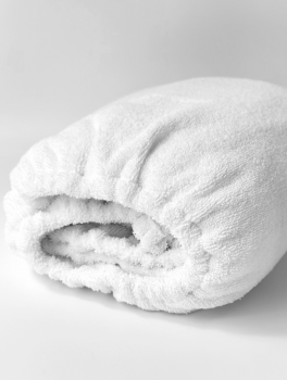 Чехол на кушетку махровый 90*210см, белый (400 г/м²) CHILA™