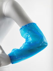 Нарукавники полиэтиленовые 30 мкм "Стандарт" (100 шт), голубые