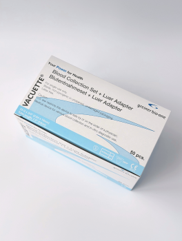 Катетер "Метелик" 23G з Луер адаптером, Vacuette (50 шт/уп)