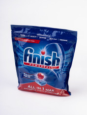 Таблетки для посудомоющих машин "Всё-в-1" Finish (48 шт/уп)