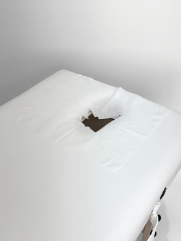 Серветки з "X" отвором для масажного столу (50 шт/уп) Etto