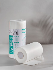 Салфетки спанлейс 25*30см, гладкие (100шт/рул)