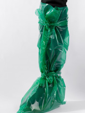 Бахилы 6 г/шт ВЫСОКИЕ, зеленые (50 шт)